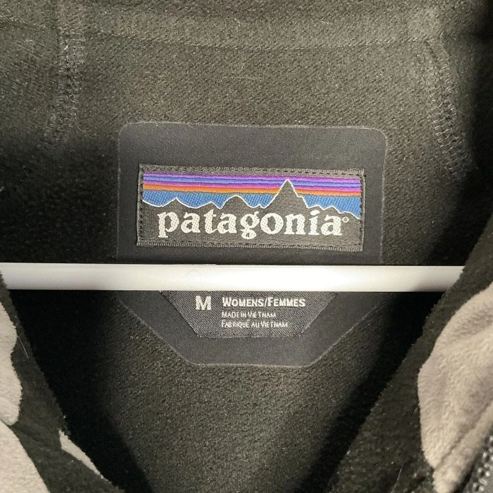 Patagonia Original BiPro Logo Full‎ Zip Softshell Outdoor Jacket Women M Vietnam